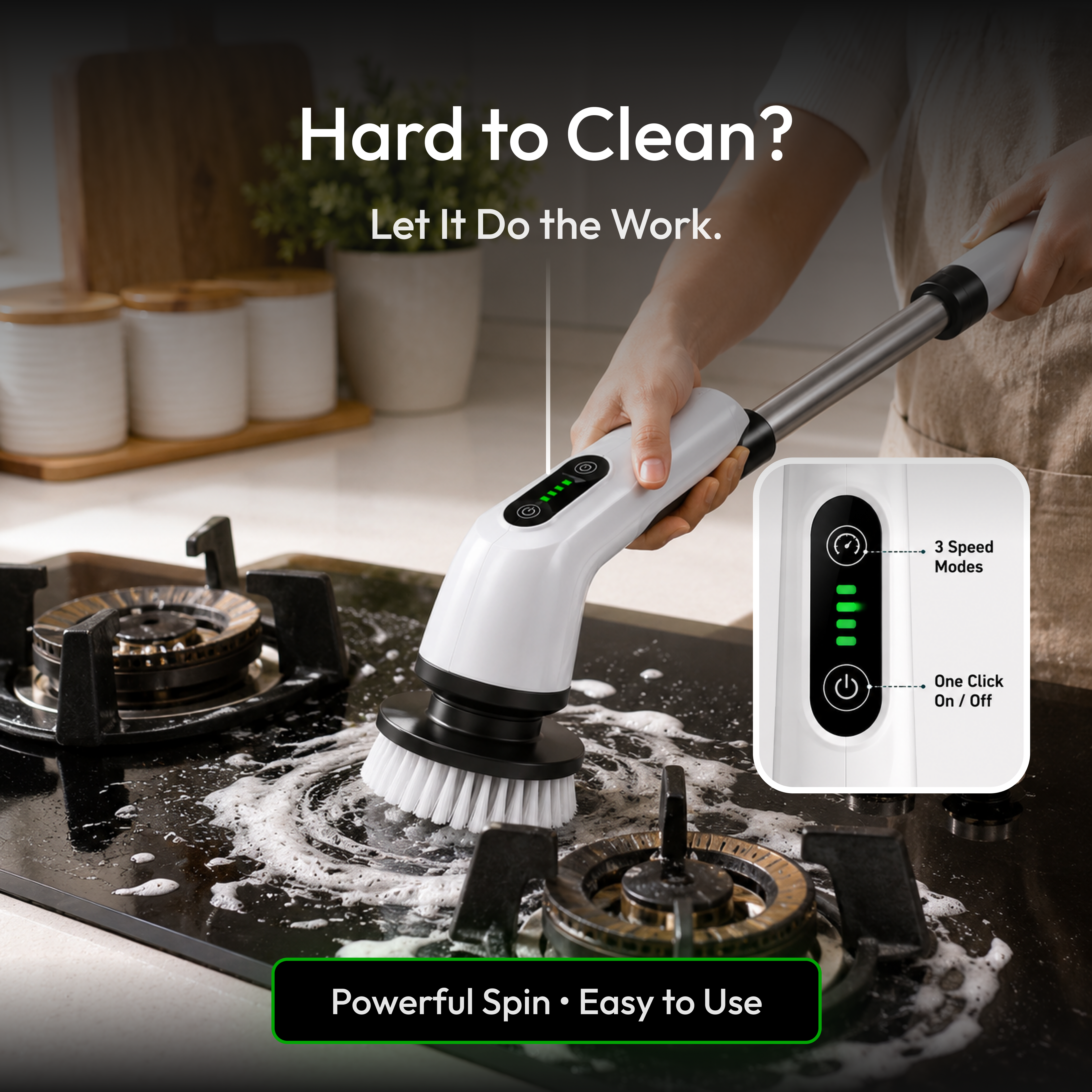 9-in-1 Cordless Spin Scrubber