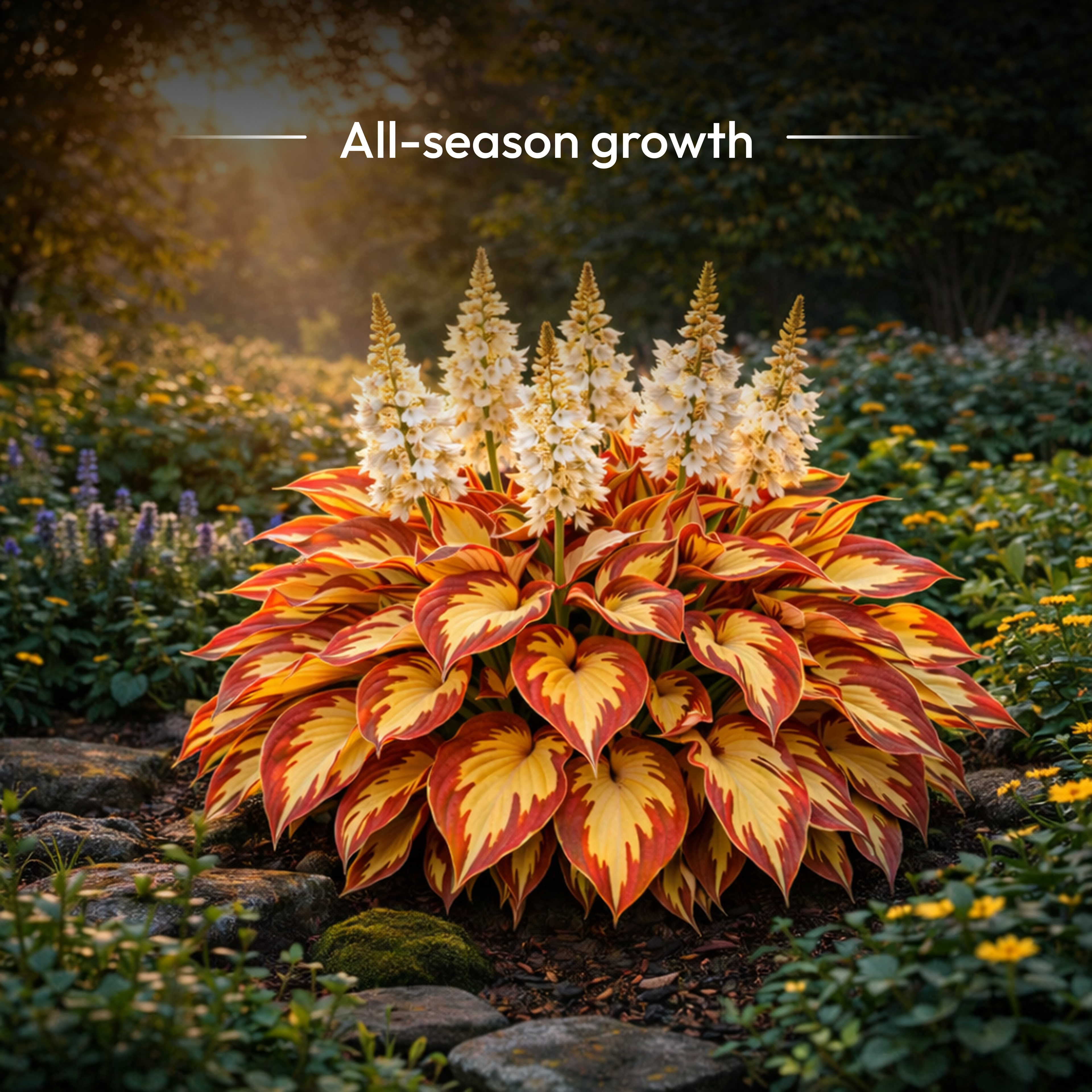 All-Season Shade Loving Hosta Flowers