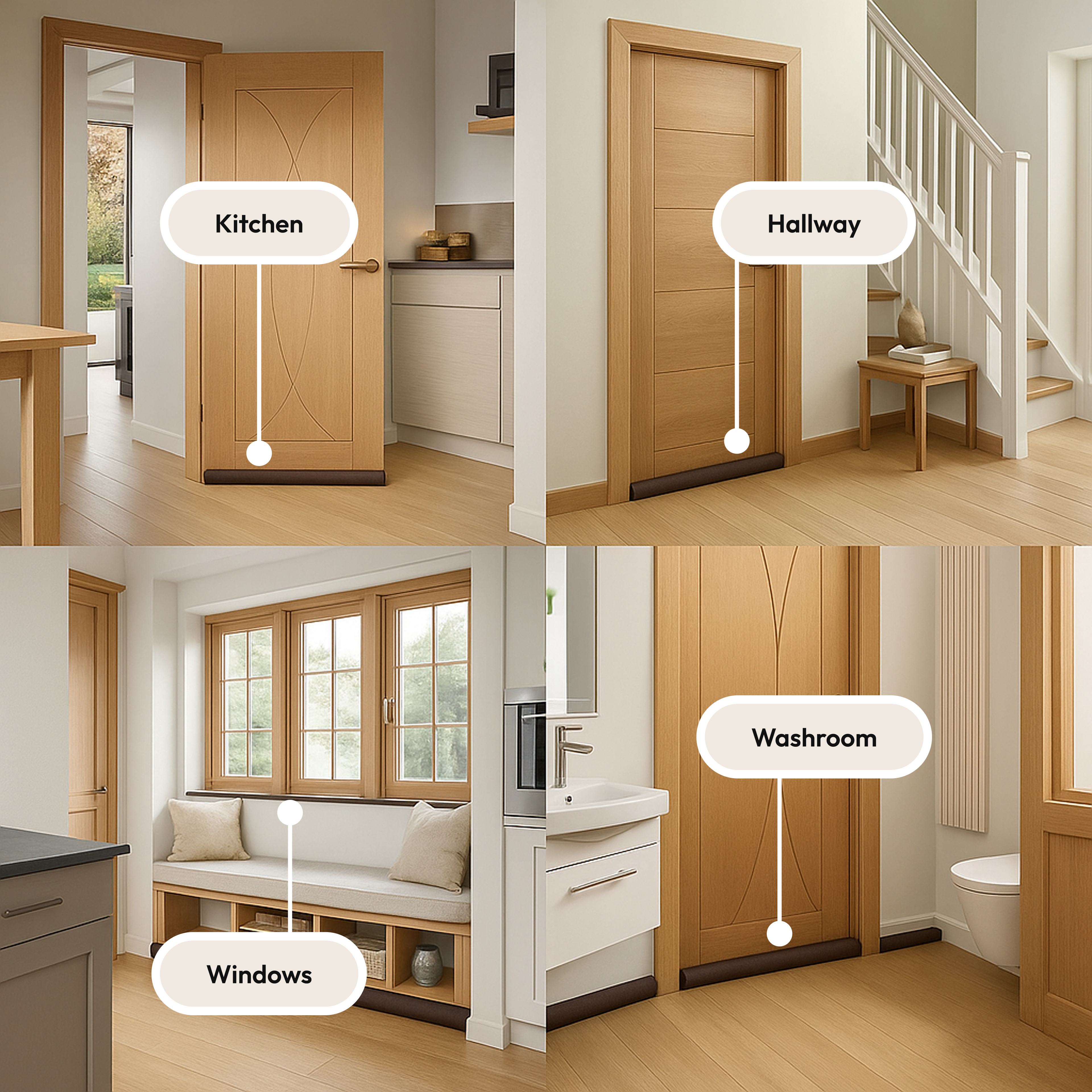 Door Gap Protector | Dust, Noise & Pest Blocker