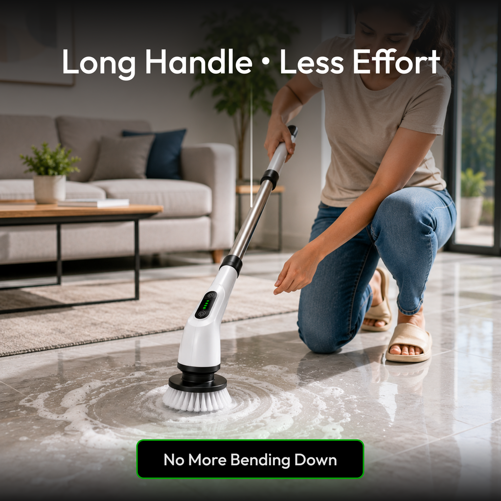 9-in-1 Cordless Spin Scrubber