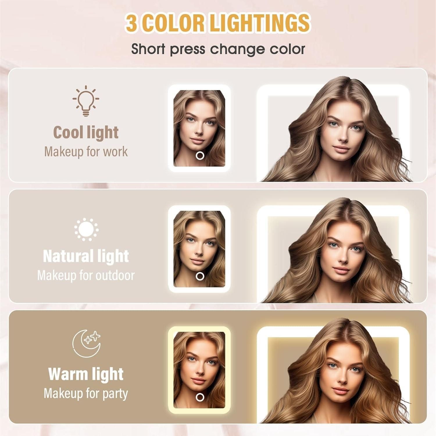 GlowCase Vanity Box with LED light