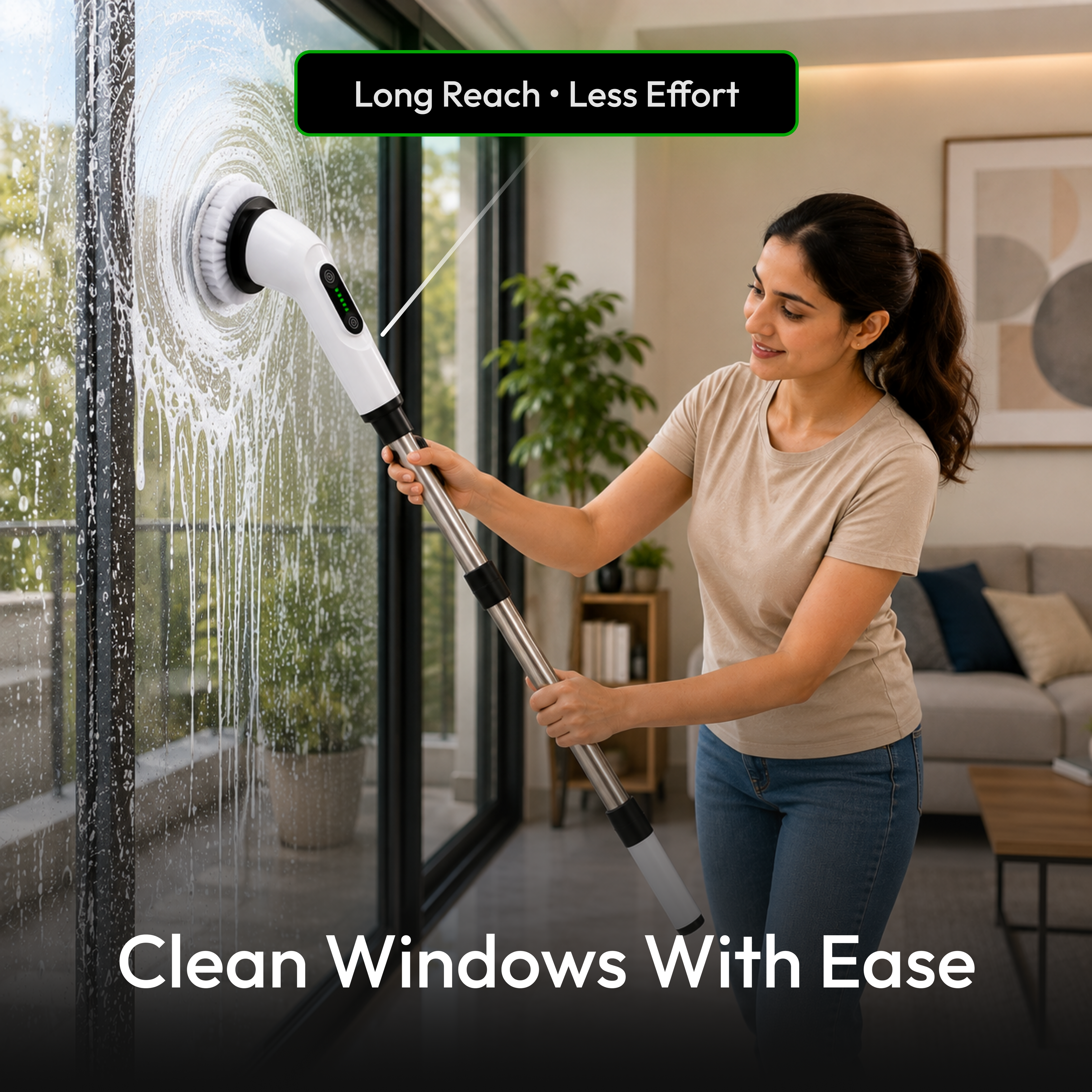 9-in-1 Cordless Spin Scrubber