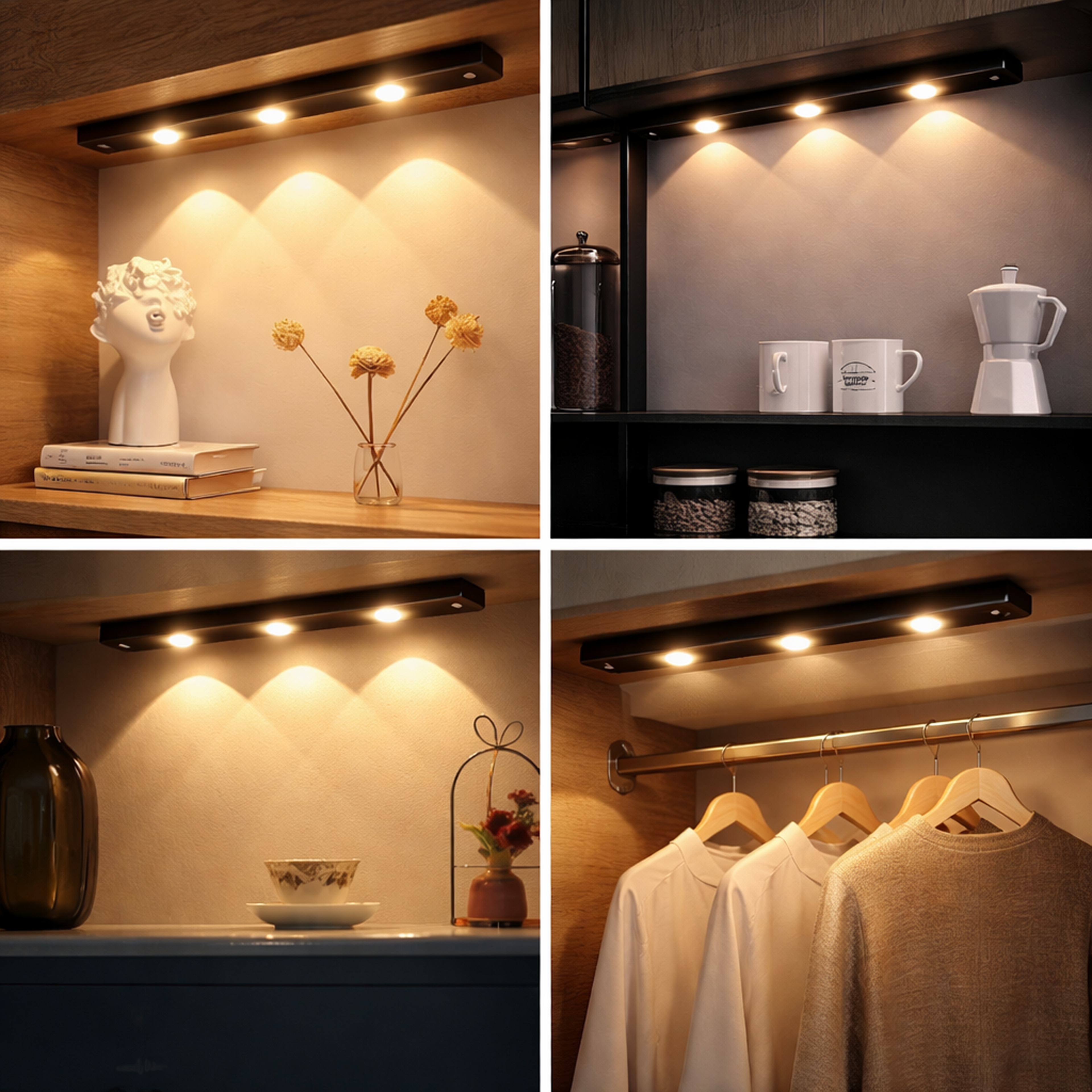 LED Motion Sensor Cabinet Light (USB Rechargeable)