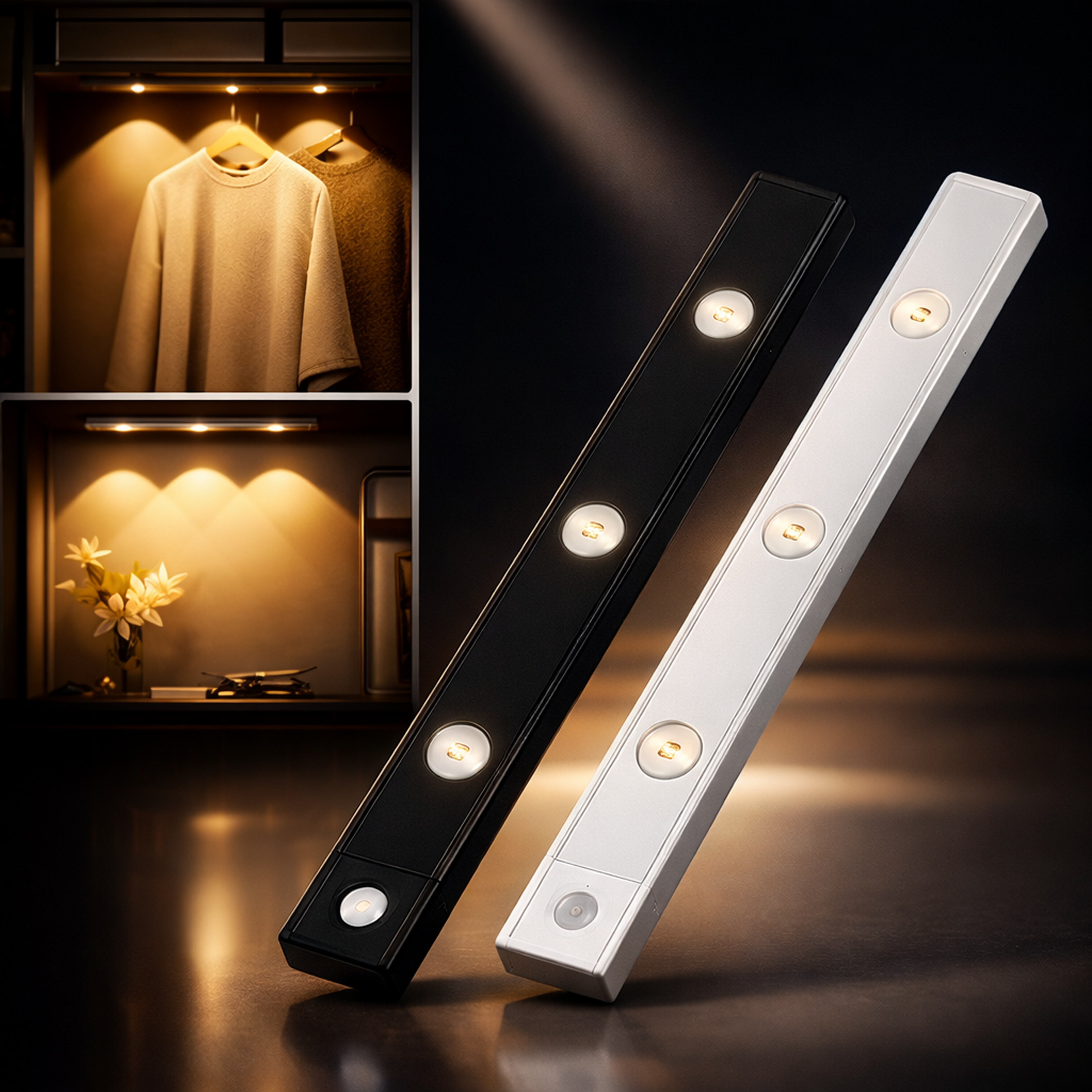 LED Motion Sensor Cabinet Light (USB Rechargeable)
