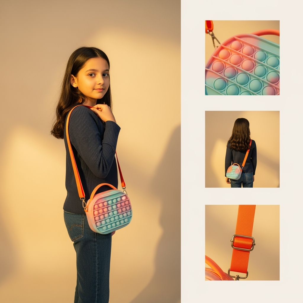 Cute Silicone Sling Bag