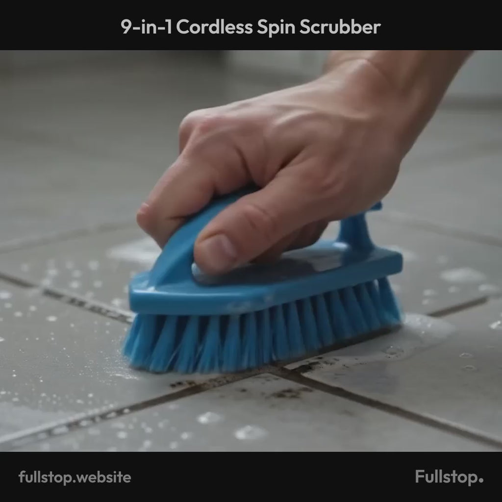 9-in-1 Cordless Spin Scrubber